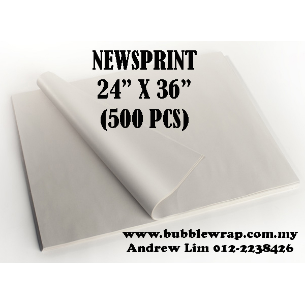 Newsprint Paper Sheets 24"x36" 500pcs