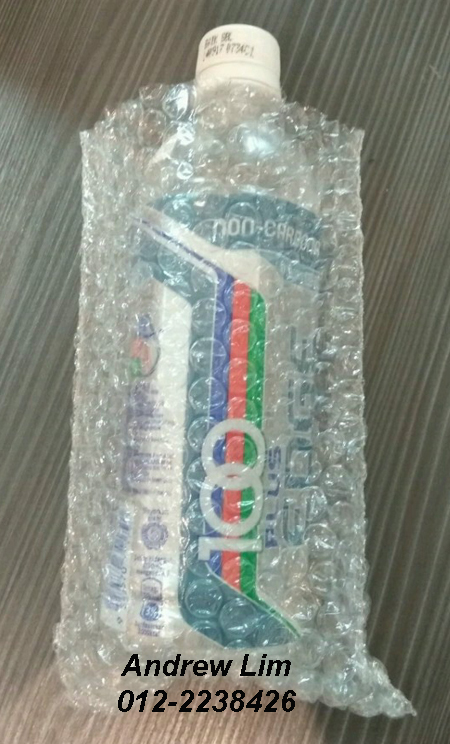 bottle bubble wrap